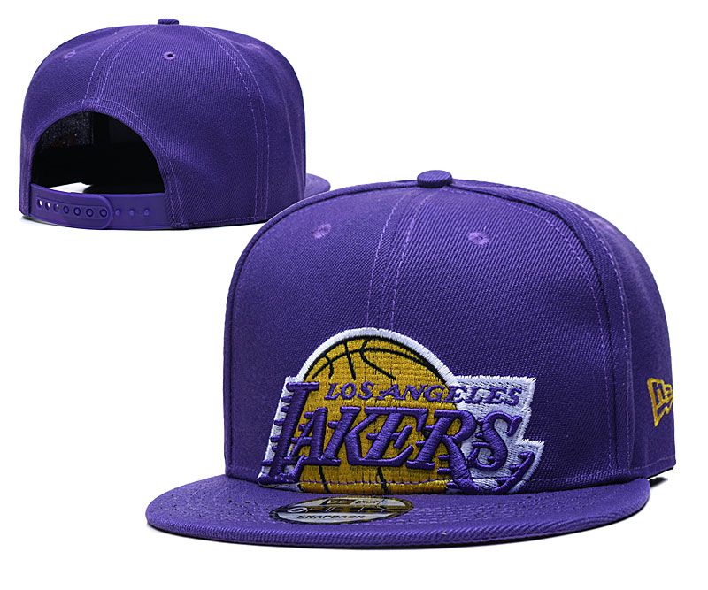 2021 NBA Los Angeles Lakers Hat TX322->nba hats->Sports Caps